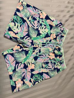Chubbies Tropical Print Swim Trunks Board Shorts