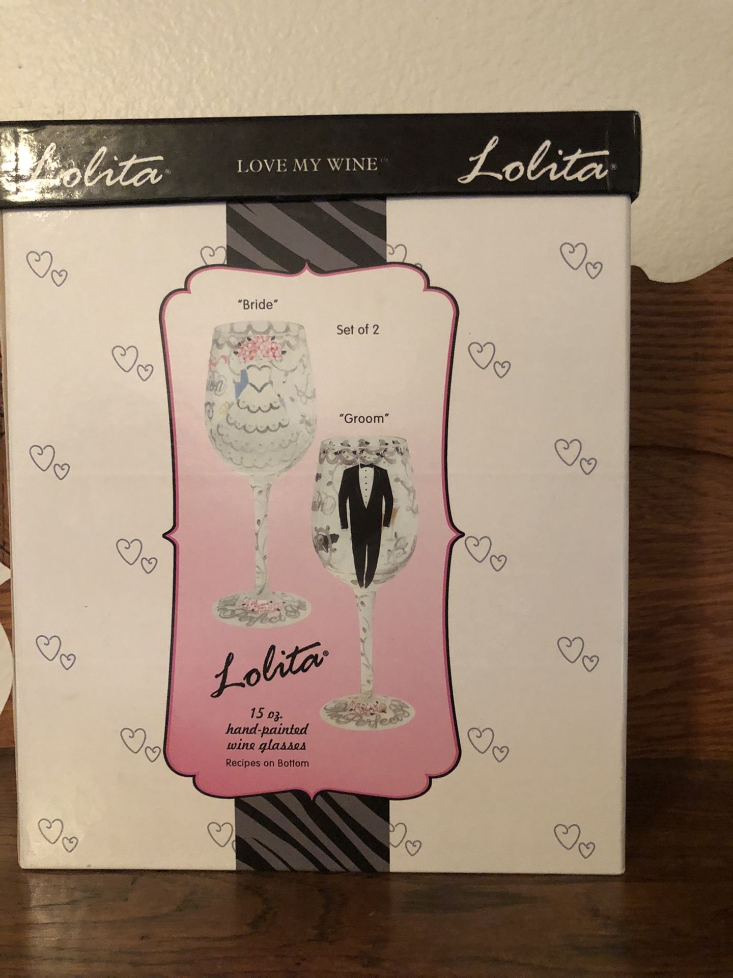 New Lolita bride and groom glasses