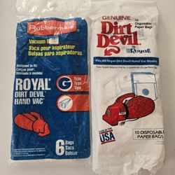 12 Dirt Devil Hand Held Vacuum Bags