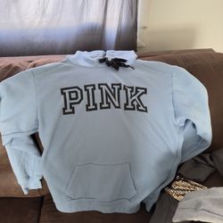 blue pink sweatshirt 