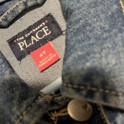 Girl Size 4T Jean Jacket $12..Now $10 C.Place