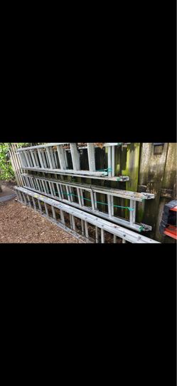 24 foot owner, heavy duty, aluminum extension ladder 24 foot ladder, heavy duty, aluminum extension, lad