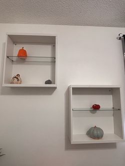 bookshelves, organizers, two piece muscle cell fall decor 2 floating glass shelves, white wall mounted bookshelves, organizers, two piece muscle cell