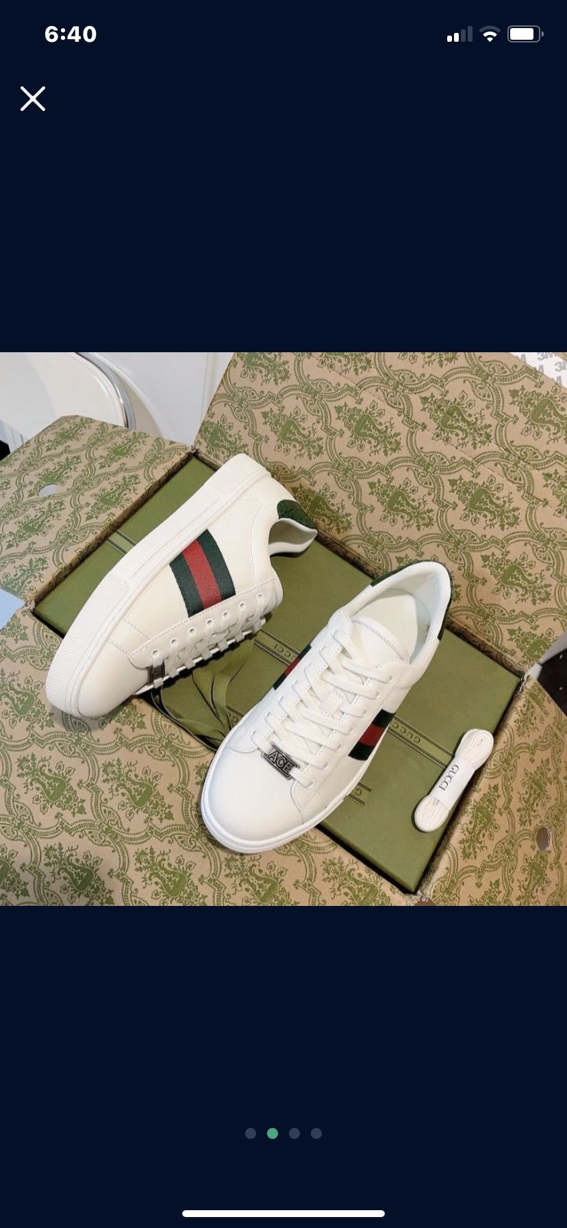 Vendo Tenis Marca Gucci Y También Vendo La Gorra Junto Con Los Tenis De Gucci