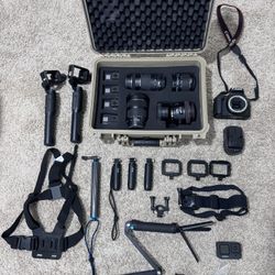 Canon Camera Set And Gopro