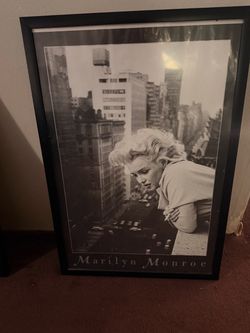 Framed black & white posters
