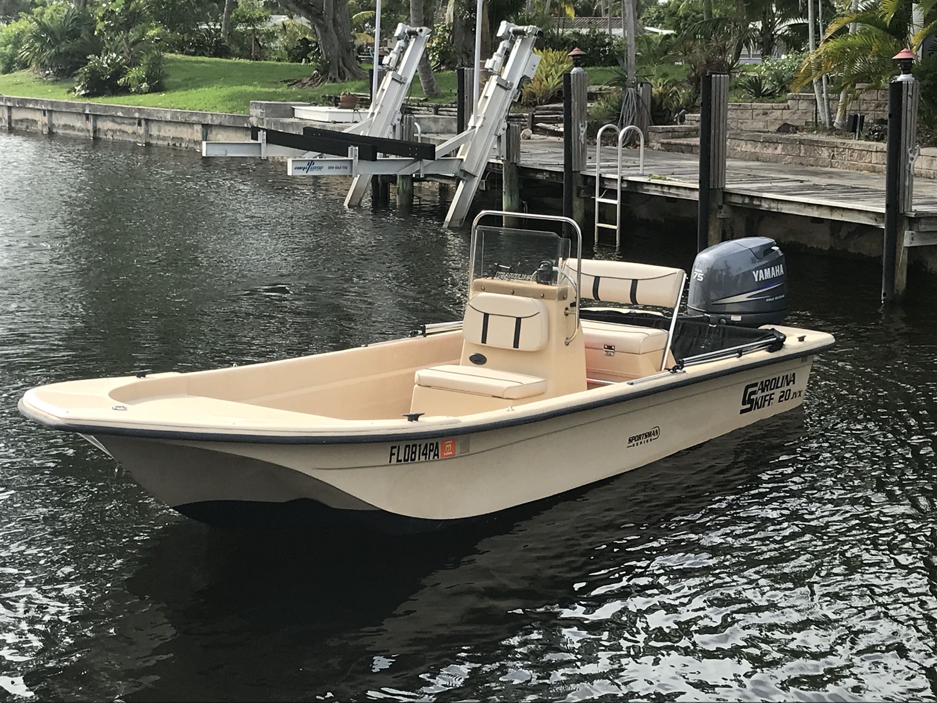 2009 Carolina Skiff JVX 20’ Yamaha 75 hp 4 Stroke