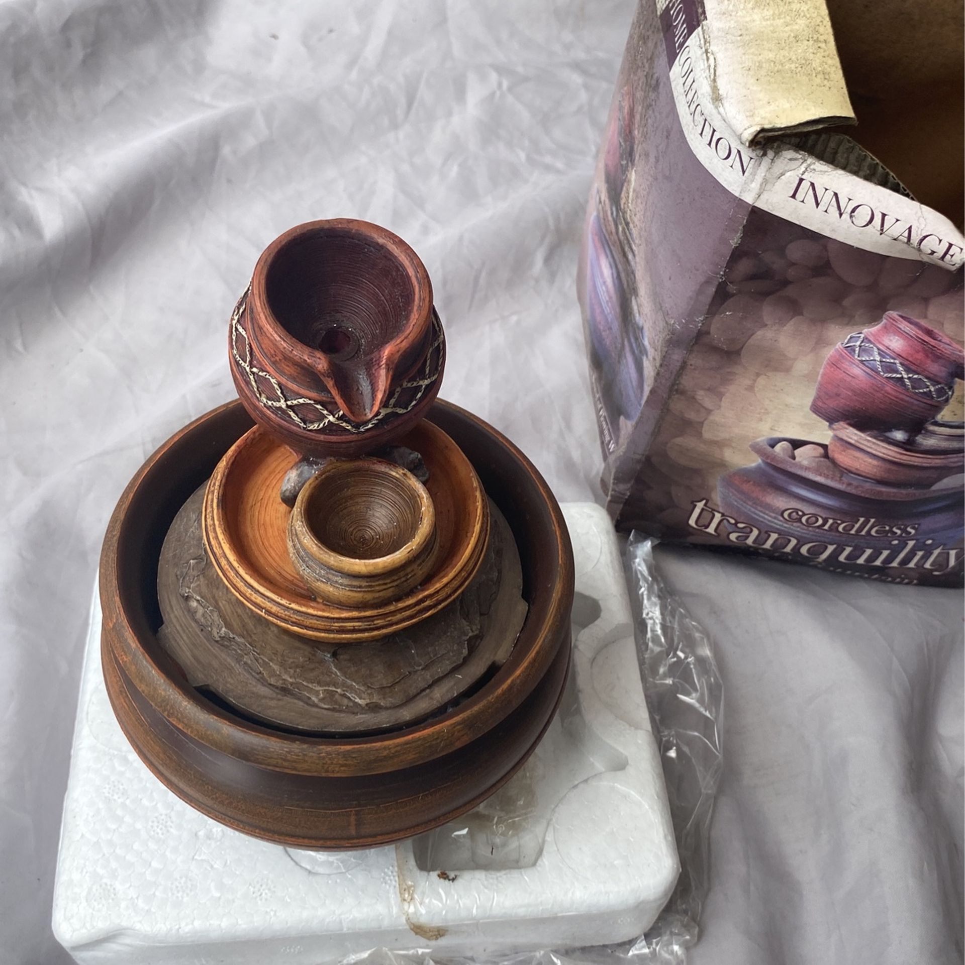 Cordless Tranquility Pottery Fountain