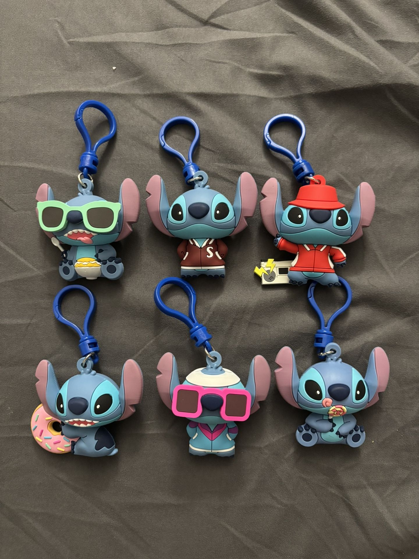 Assorted Stitch Keychain Collection