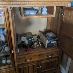 Oak Cabinet 