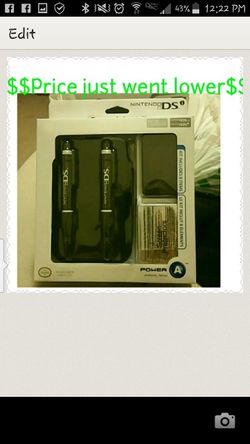 Black Brand new Nintendo Dsi and Ds lite 8 piece kit.