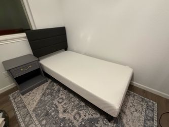 Twin Bed Frame & Mattress
