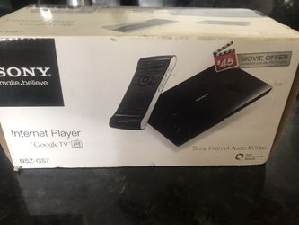 Sony internet player , Google tv