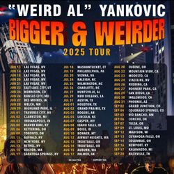 4x Tickets  - Weird Al “Bigger & Weirder” Tour (Ravinia)