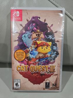 New Sealed cat quest 3 III Nintendo Switch Game