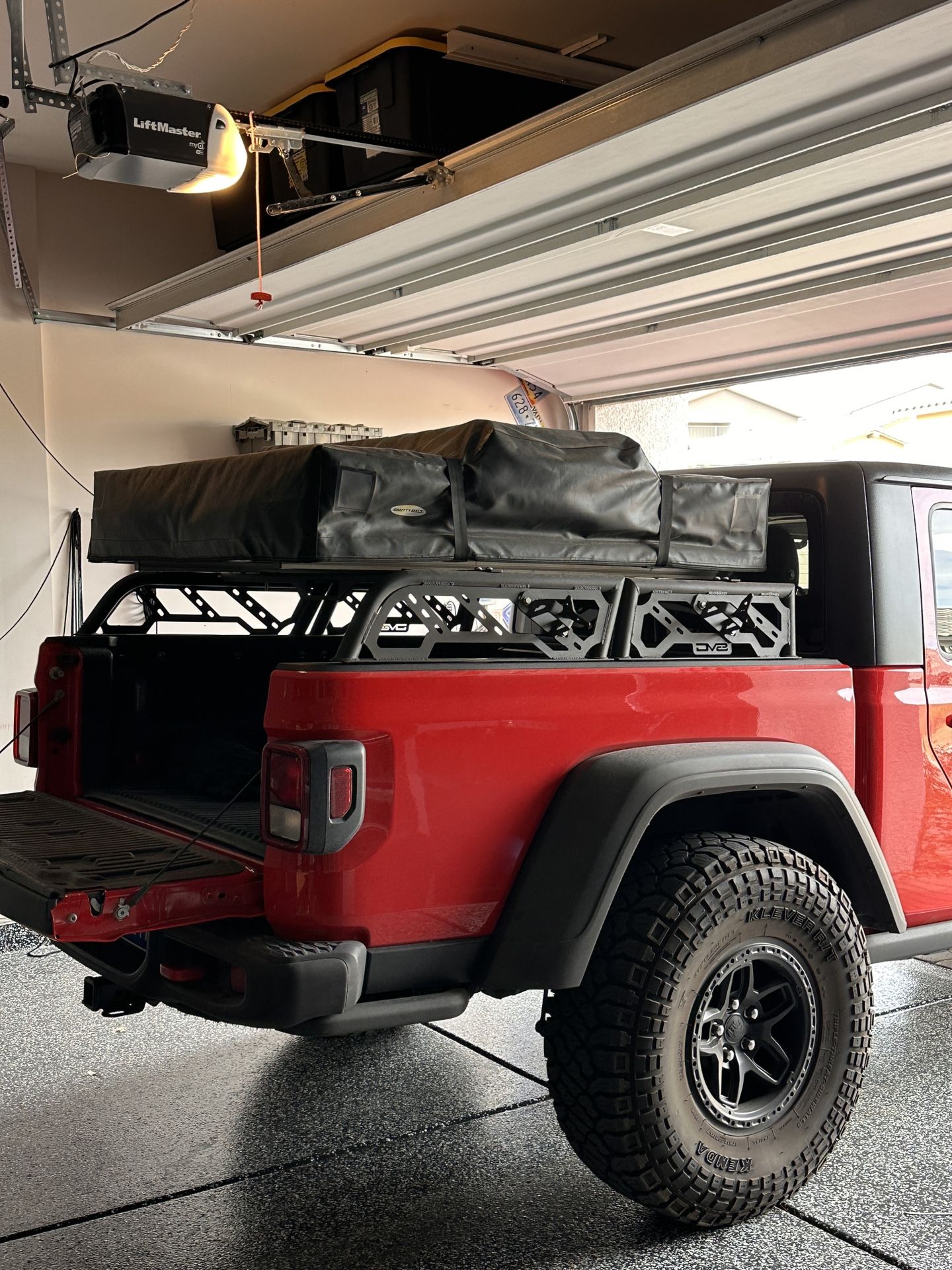 Truck Bed Rack For Mid Sized Truck. And Smittybilt Overlanding Tent