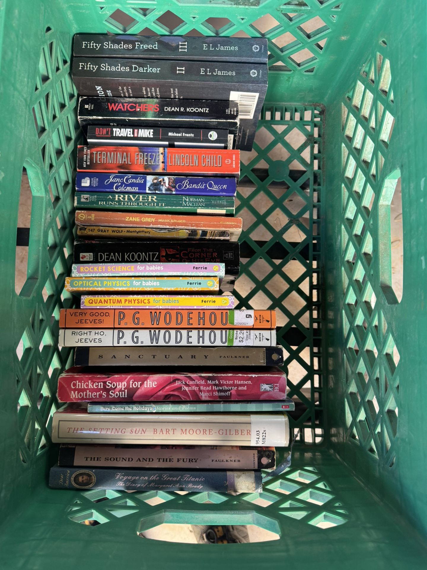 $.50 Each Book Used