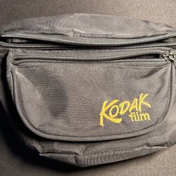 Vintage Kodak Film Fanny Pack 3 Zipper Pockets