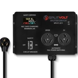 Kit Completo Splitvolt – Carregador EV Level 2 + Splitter para Dryer (NEMA 10-30)