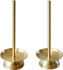 2 pack gold metal donut stand/holders