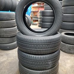 🔥 (4) 255 55 20 Bridgestone Dueler All Season Tires 