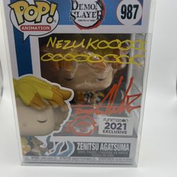 Zenitsu Signed Funko Pop With Authentication