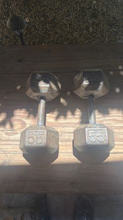 Dumbbells 55lbs