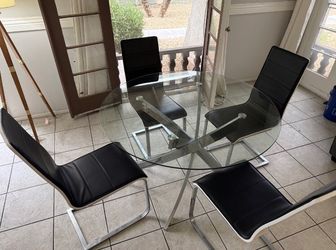Table and chairs