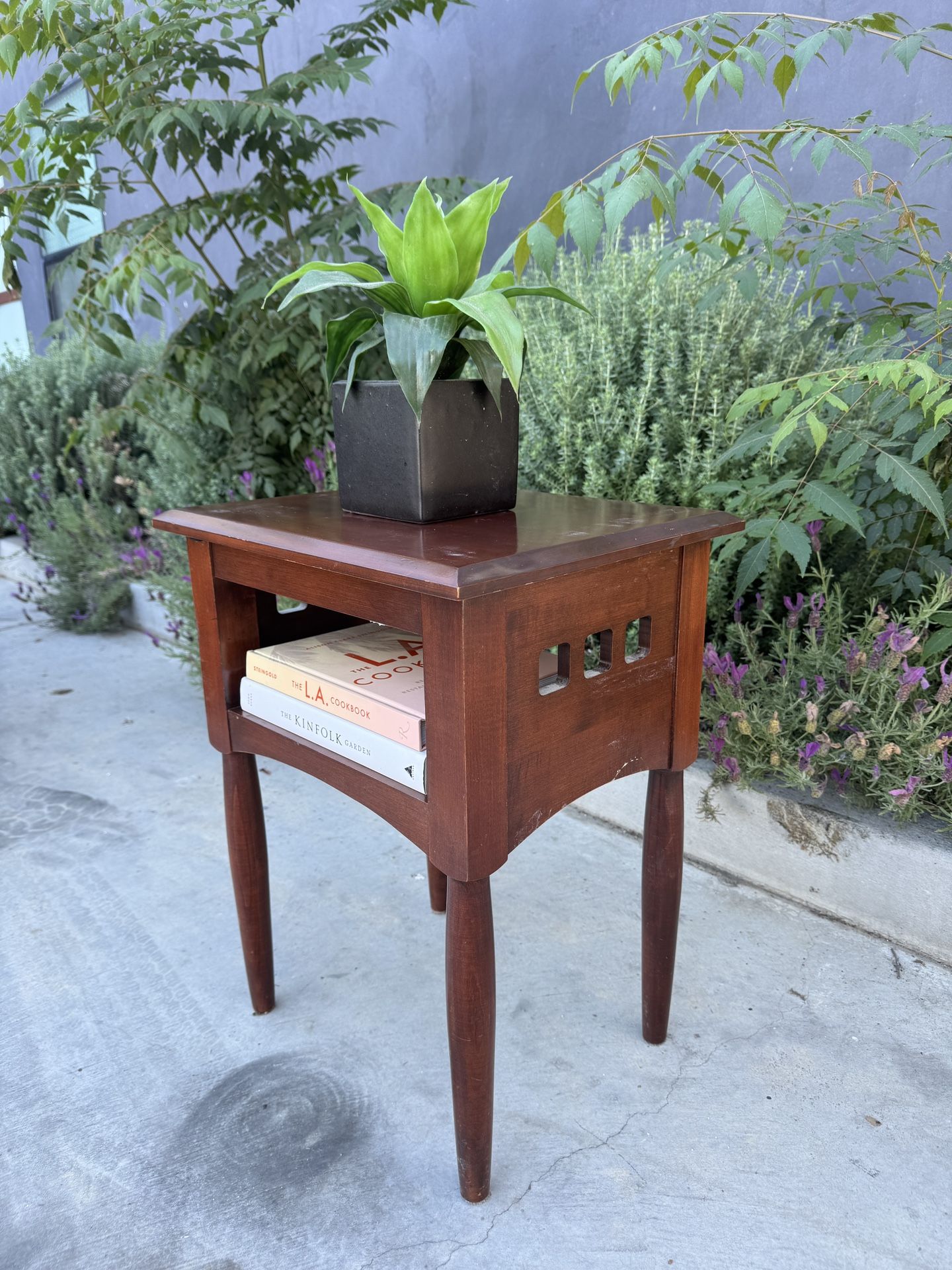 Ethan Allen MCM Solid Cherry Side table