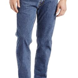 Levis 505, Regular Straight 1454 Stonewash Stretch Jeans 38x32 NWT 