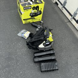 RYOBI 175 MPH 760 CFM 38cc Gas Backpack Leaf Blower