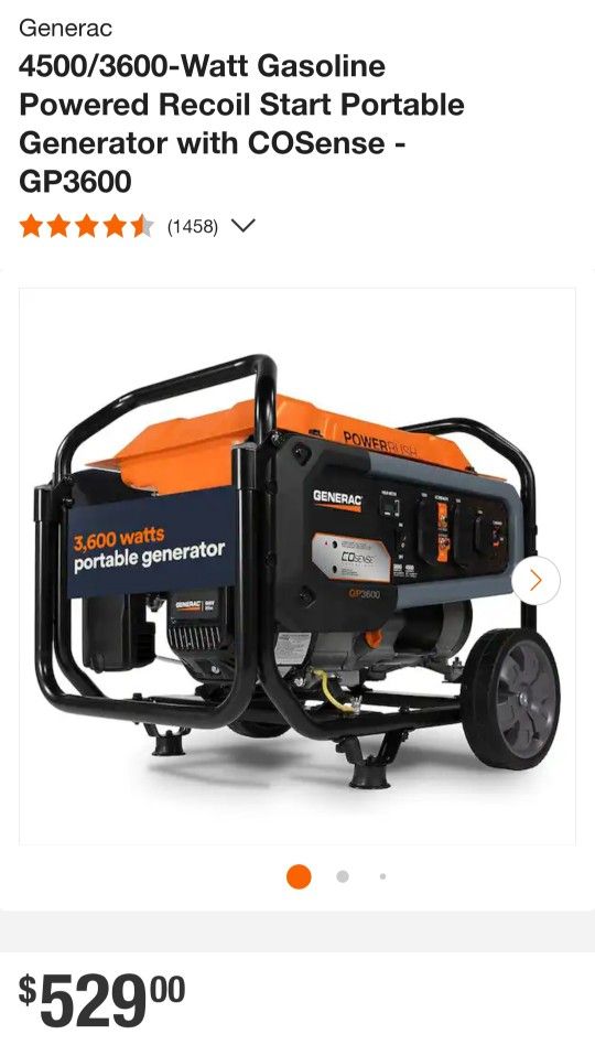Portable Generator GP3600