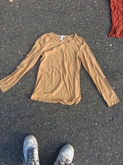 Mustard Yellow Long Sleeve Top