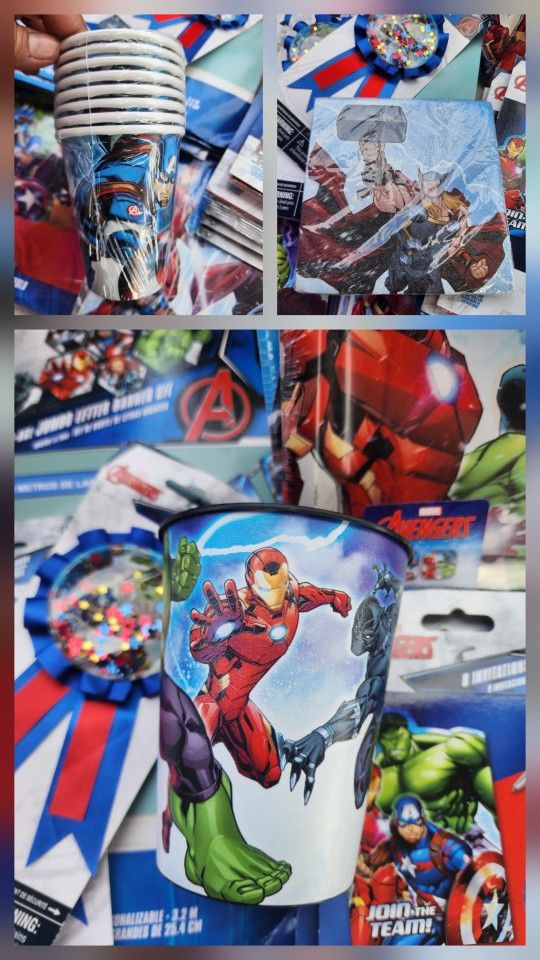 Avengers Birthday Party Decoration Lot