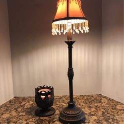 Candle Holder And Lamp $22