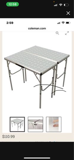 Coleman Tables Alluminum