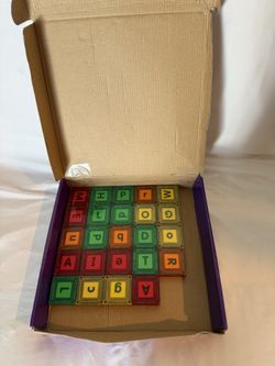 Double Sided Lakeshore, Magnetic Letter Tiles Preowned
