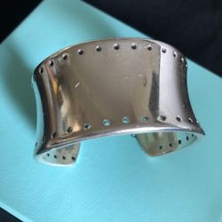 Tiffany & Co. Sterling Silver 925  Cuff Bracelet Rare  2001