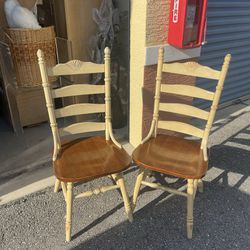 2 Dining Room Chairs - $15