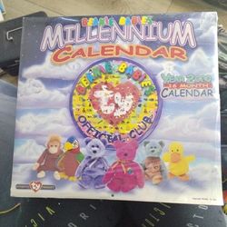 Beanie Babies  Millenium Calendar Year 2000 