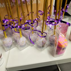 Work Birthday Celebration Cake Pops
