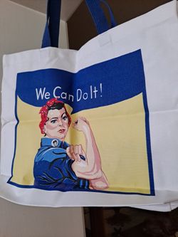 Rosie The Riveter Tote Bag