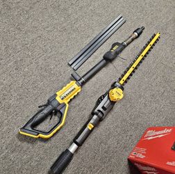 DEWALT 20V MAX 22 in. Cordless Battery Powered Pole Hedge Trimmer (Tool Only)