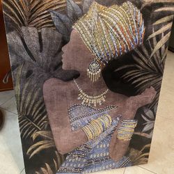 African Art Drawing Pic