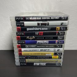 Lot Of 12 PS3 Games