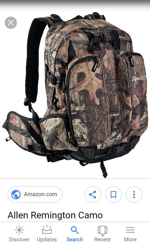 Remington camouflage hunting backpack w Gun Sling for Rifle Shotgun See pics