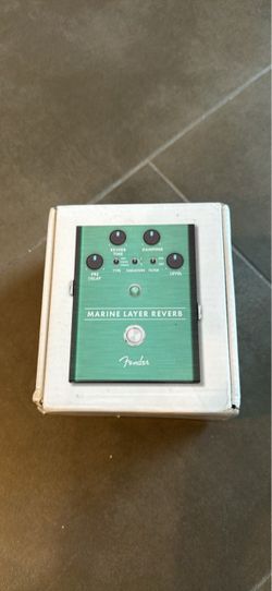 Marine layer reverb fender guitar pedal