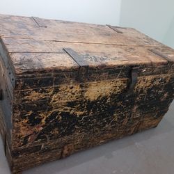 Old Black Chest - Needs Repair