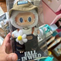 POP MART The Monsters Labubu Fall In Wild Vinyl Plush Pendant - New Toys & Collectibles | Color: White