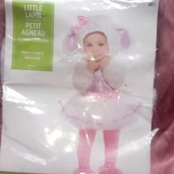 Little Lamb Baby Costume Ages 6 To 12 Months.